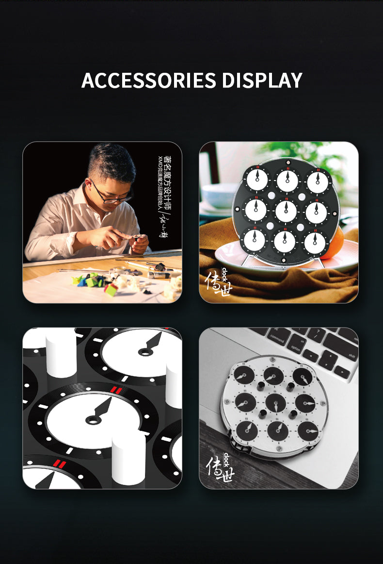 qiyi magnetic clock accessories display