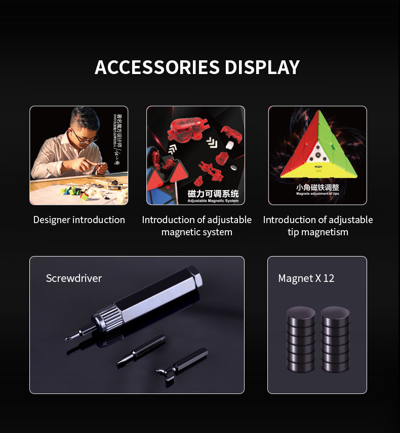 X-Man Bell Magnetic Pyraminx V2 - CuberSpace - Speedcube - Singapore