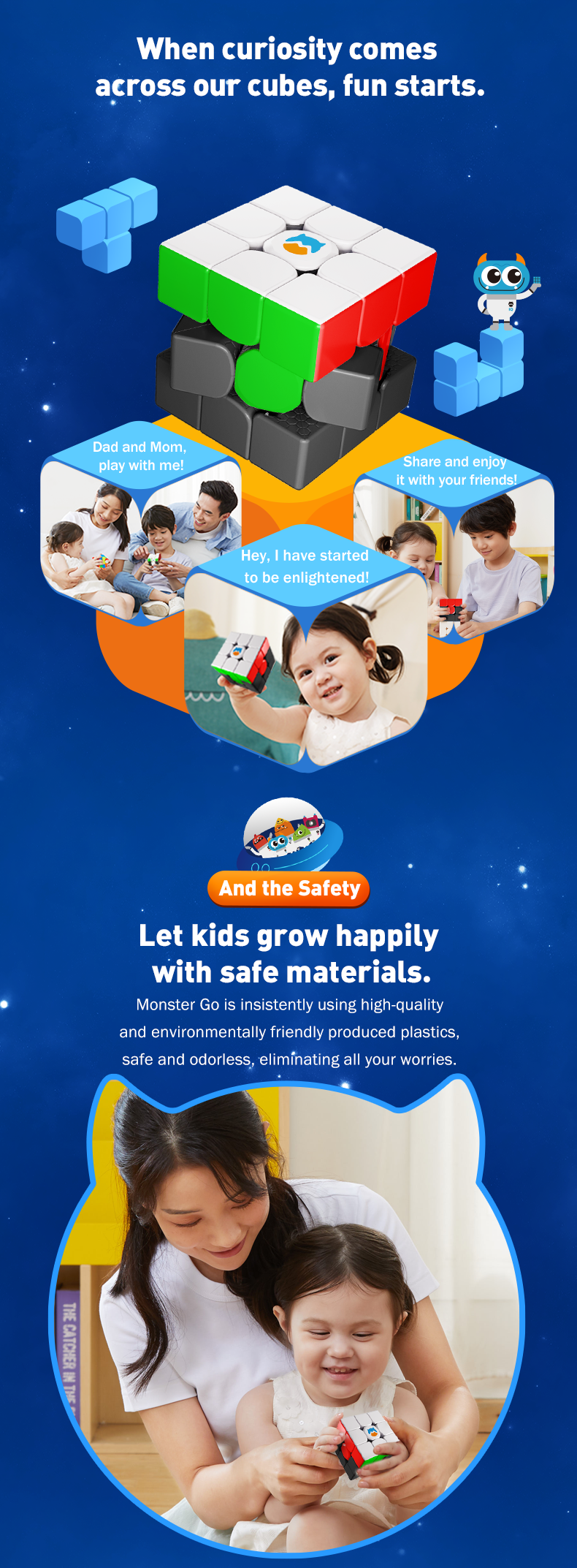 Monster GO 3x3 UT - CuberSpace - Speedcube - Singapore