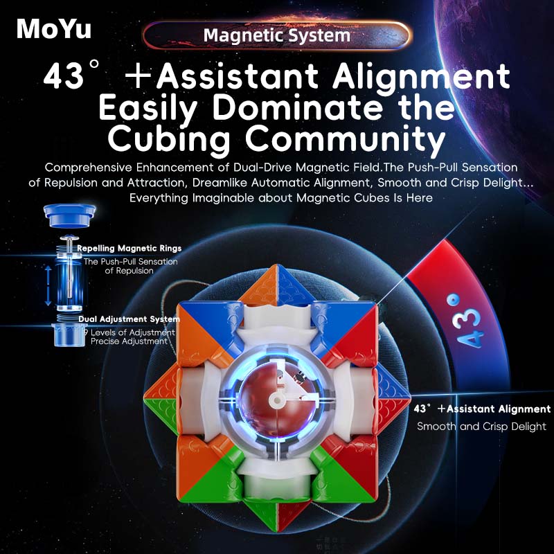 moyu v9 20-magnet ball core corner cutting