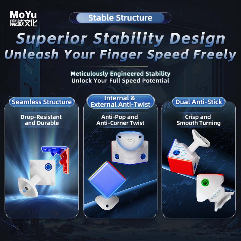 MoYu WeiLong V11 - Edge and Corner Piece Design