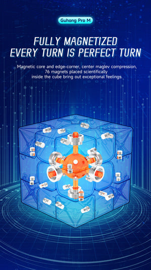 DaYan GuHong Pro M - 76 magnets design