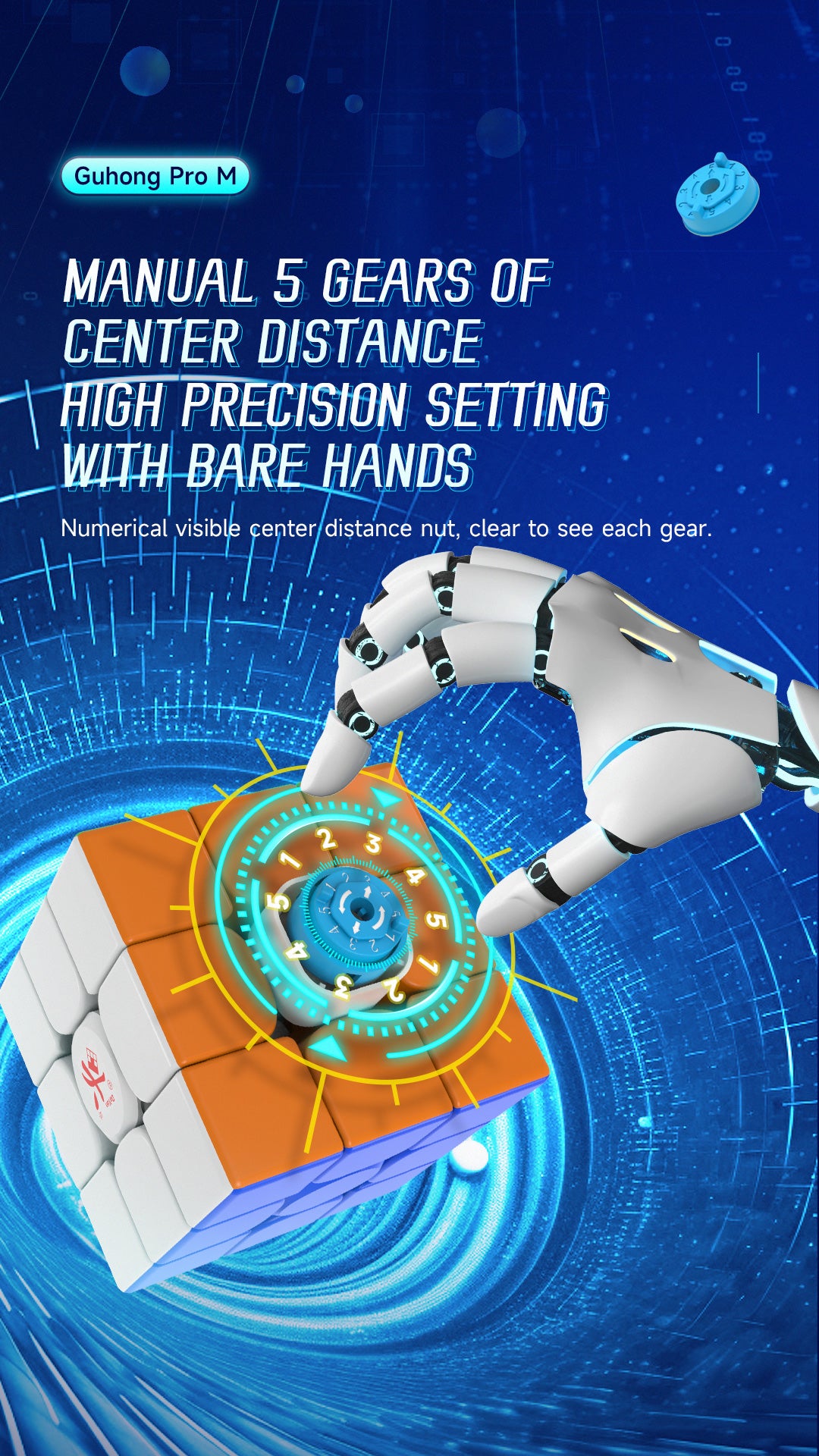 DaYan GuHong Pro M - Numerical Distance Adjustment