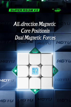 MoYu Super RS3M V2 UV (Magnetic) 3x3x3cube UK STOCK