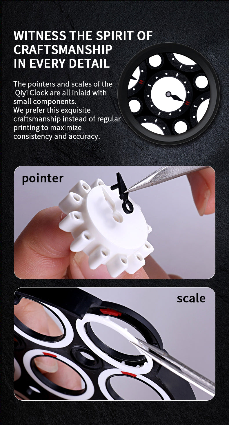qiyi magnetic clock craftsmanship detail