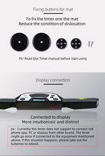 qiyi speedcube timer attachment button and port