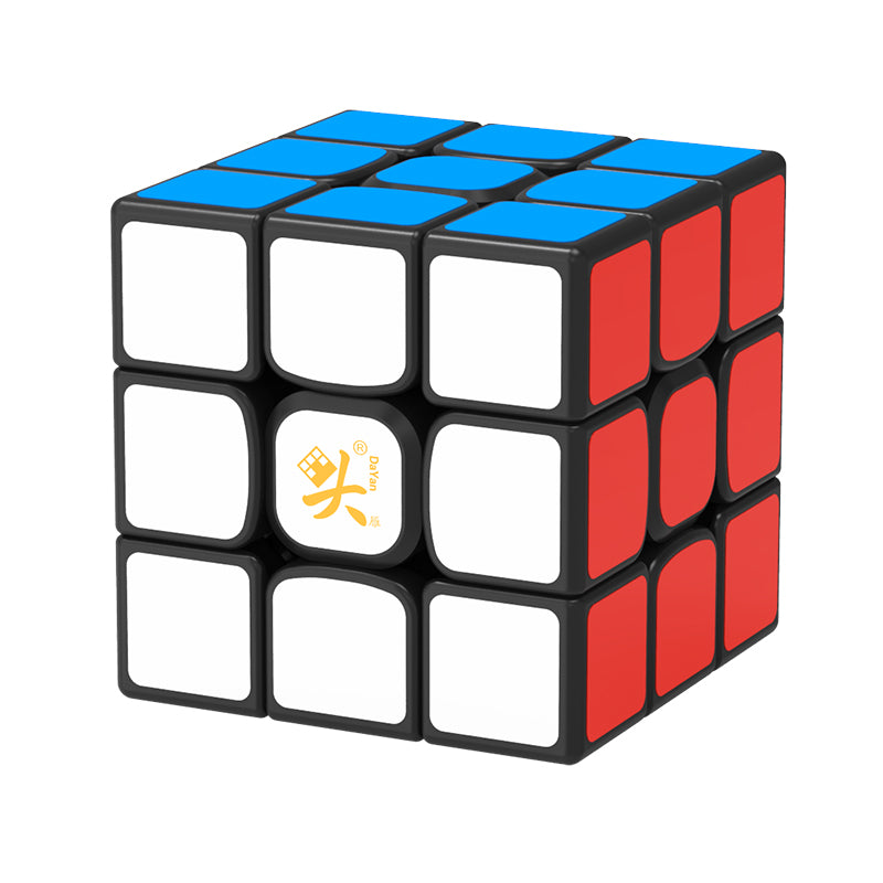 dayan zhanchi pro m 3x3 black based stickered model 