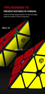 X-Man Bell Magnetic Pyraminx V2 - CuberSpace - Speedcube - Singapore