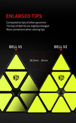 X-Man Bell Magnetic Pyraminx V2 - CuberSpace - Speedcube - Singapore