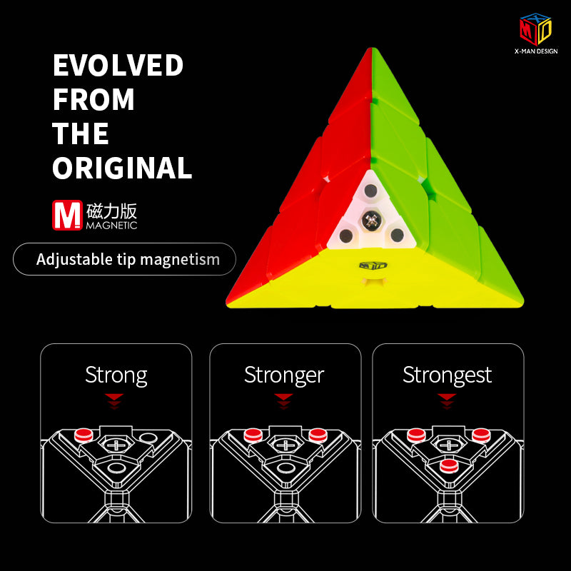 X-Man Bell Magnetic Pyraminx V2 - CuberSpace - Speedcube - Singapore