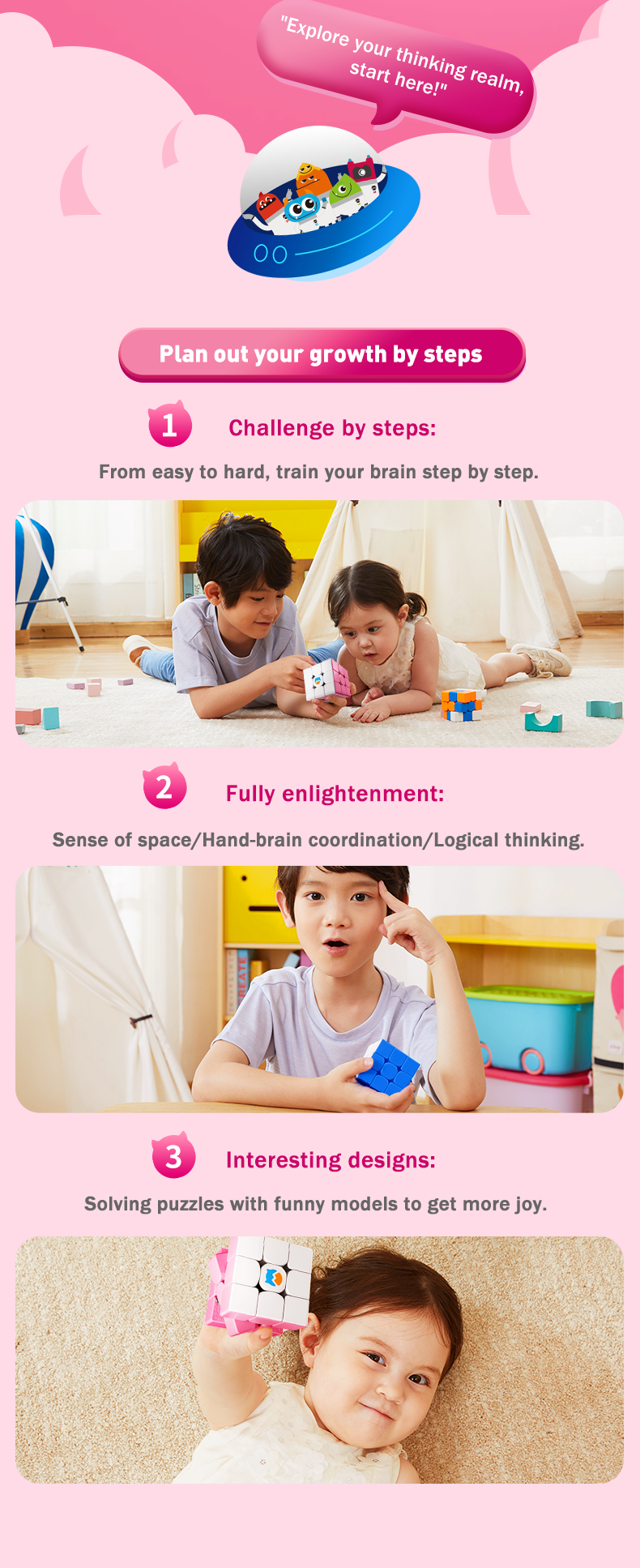 Monster GO 3x3 Cloud [Blue/Pink] - CuberSpace