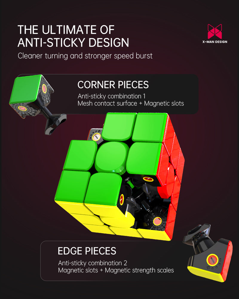 xmd tornado v2 3x3 magnetic speedcube poster 1