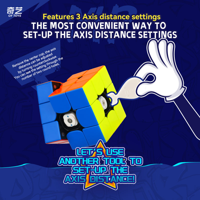 qiyi mp3 magnetic speedcube features 3