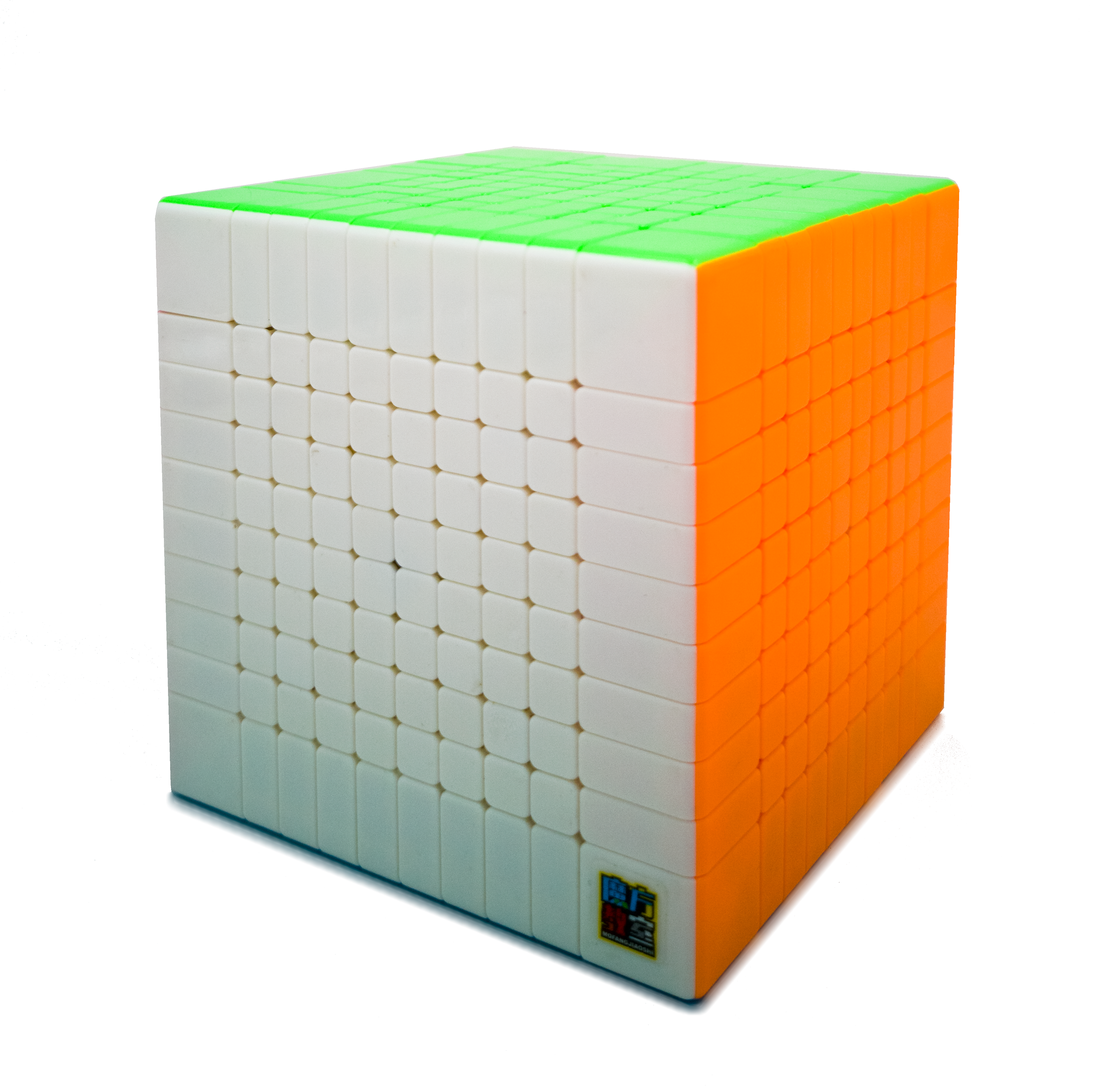  CuberSpeed Moyu MoFang JiaoShi Meilong 10x10 stickerless Cube  MFJS MEILONG 10x10x10 Cubing Classroom Speed Cube : Toys & Games