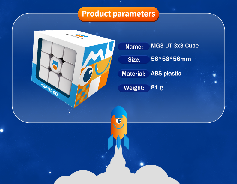 Monster GO 3x3 UT - CuberSpace - Speedcube - Singapore