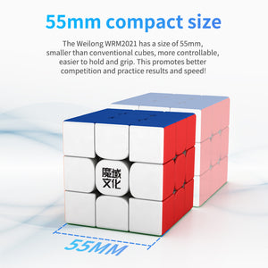 WRM 2021 Moyu magnetic speedcube 55mm wide design