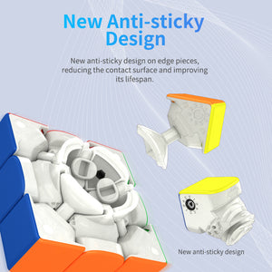 WRM 2021 Moyu magnetic speedcube anti-sticky design